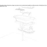 Rectangular Cristalplant® washbasin Dampier
