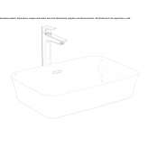 Diamatec® countertop washbasin with overflow Tatarani