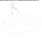 Diamatec® countertop washbasin Dolores