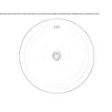 Round ceramic washbasin Wemmel