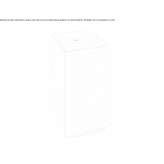 Cristalplant® free-standing washbasin with overflow Osiek