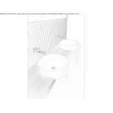 Partially recessed ceramic washbasin Valdieri