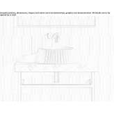 Round countertop washbasin made of Carrara marble Grammene