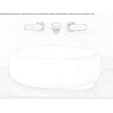 Round, single ceramic countertop washbasin in a modern style Kindirip