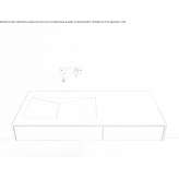 Umywalka ścienna Corian® z szufladami Limbach