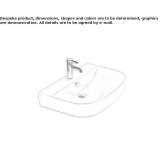 Ceramic countertop washbasin Newnan