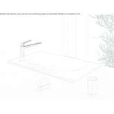 Cristalplant® single oval washbasin Nyhammar