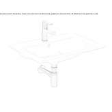 Built-in rectangular ceramic washbasin Brusperk