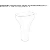Free-standing ceramic washbasin Fristad
