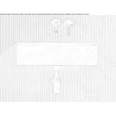 Rectangular single washbasin in Carrara marble Storkow