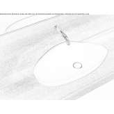 Cristalplant® countertop washbasin Phelan