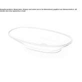 Silkstone oval countertop washbasin Lauzacco