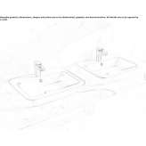 Wall-mounted ceramic washbasin with overflow Blanzi