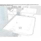 Pojedyncza umywalka ceramiczna Krnjak