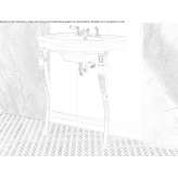 Single console washbasin Obruk