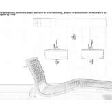 Ceramic washbasin mounted to the wall Anapa