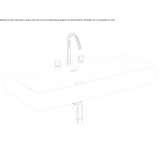 Ceramic washbasin with overflow Thalheim
