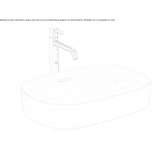 Diamatec® countertop washbasin Dolores