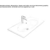 Single ceramic washbasin Antheit