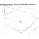 Ceramic washbasin mounted to the wall Eloy