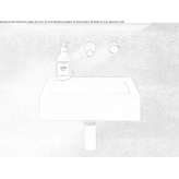 Resin Stone rectangular wall washbasin Starke
