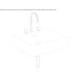 Single ceramic washbasin with overflow Thalheim