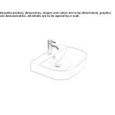 Ceramic washbasin Tronca