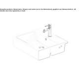 Partially recessed ceramic washbasin Dorolt