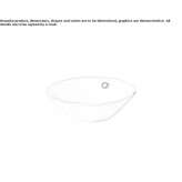Ceramic countertop washbasin Nunda