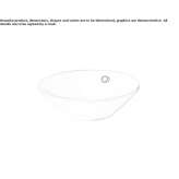 Ceramic countertop washbasin Nunda