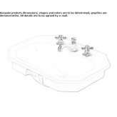 Recessed ceramic washbasin Abergele