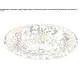 Round semi-recessed washbasin Mihalt