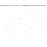 Partially recessed ceramic washbasin Budeni