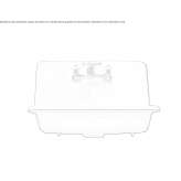 Wall-mounted washbasin Malta