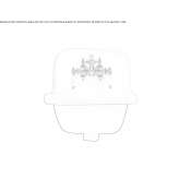 Wall-mounted washbasin Samur