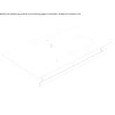 Rectangular washbasin with a towel rack Riebini