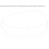 Ceramic countertop washbasin Ambo