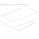 Ceramic washbasin / hand washbasin Sanem