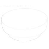 Semi-built-in round ceramic washbasin Sanem