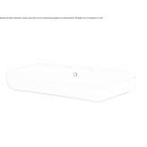 Rectangular countertop washbasin Rugland
