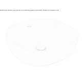 Rectangular countertop ceramic washbasin Grillon