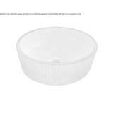 Round, concrete countertop washbasin Pyzdry