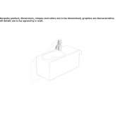 Glazed steel washbasin Xylagani