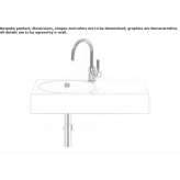 Glazed steel washbasin Mayorga