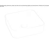 Square ceramic washbasin, countertop Martinez