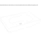 Ceramic washbasin mounted to the wall Razvad