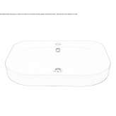 Wall-mounted washbasin Ruskeala