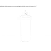 Glazed steel washbasin Fisciano