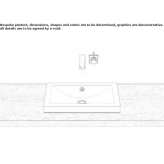 Sloping washbasin made of glazed steel Acanceh