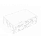Rectangular countertop washbasin made of concrete Stearns